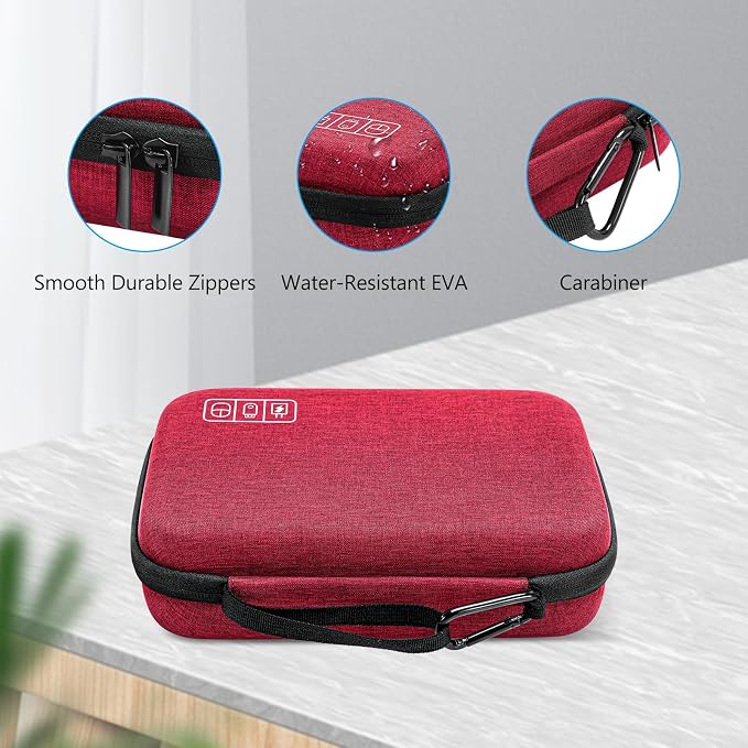 ProCase Hard Travel Electronic Organizer Case