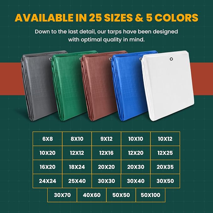 Large Waterproof Tarp