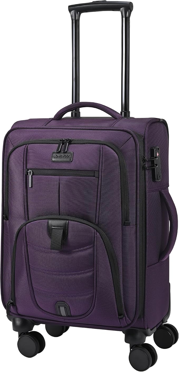 LOVEVOOK Carry On Luggage Airline Approved, Suitcases