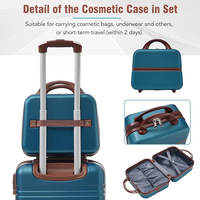 Merax Luggage Set 2 Piece Suitcase Set