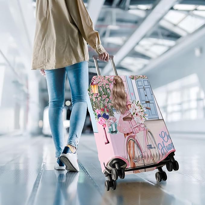 Travel Luggage Cover Suitcase Protector Fits 18-32 Inch Wheel Covers