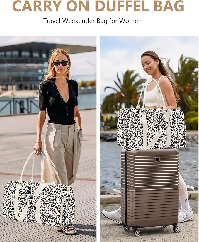 Women Duffle Weekender Travel Bag: Large Duffel Bags