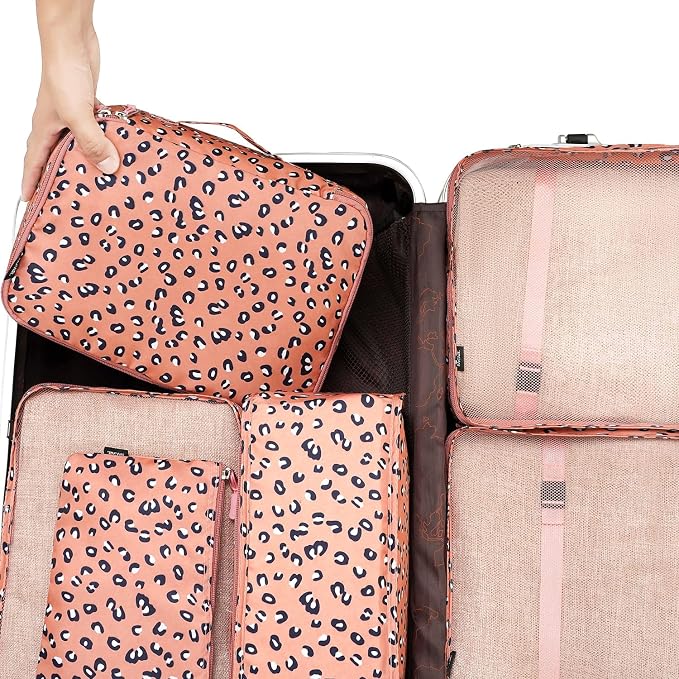 BAGAIL 8 Set Packing Cubes Luggage Packing Organizers