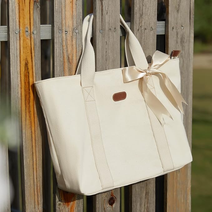 AW BRIDAL Monogram Canvas Tote Bag