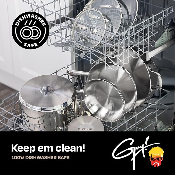 Guy Fieri's Flavortown 3.2-Quart Stainless Steel Sauce Pan