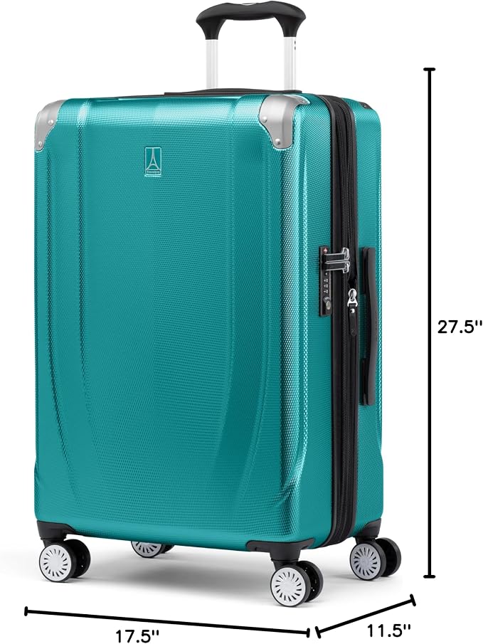 Travelpro Pathways 3 Hardside Expandable Luggage, 8 Spinner Wheels, Lightweight