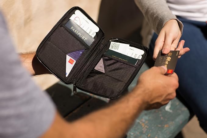 Passport Holder Family up to 6 Passports, Large Passport Wallet and Premium