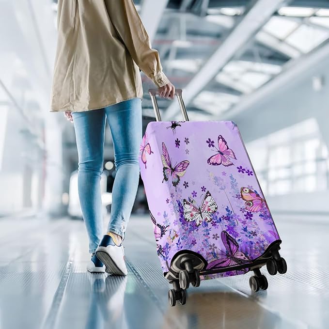 Travel Luggage Cover Suitcase Protector Fits 18-32 Inch Wheel Covers