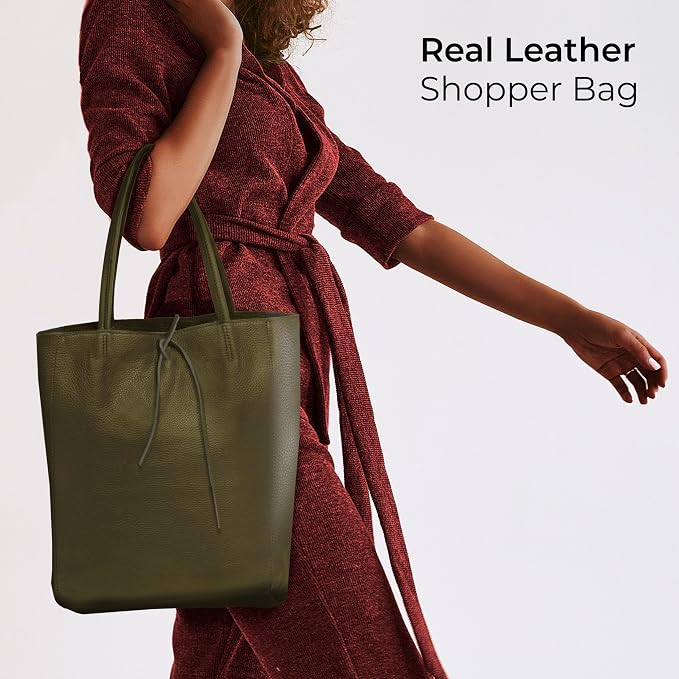 Italian Calf Leather Tote for Women