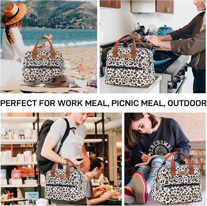 HOMESPON Insulated Lunch Bag for Women Men Lunch Box Cooler Lunch Tote for Work