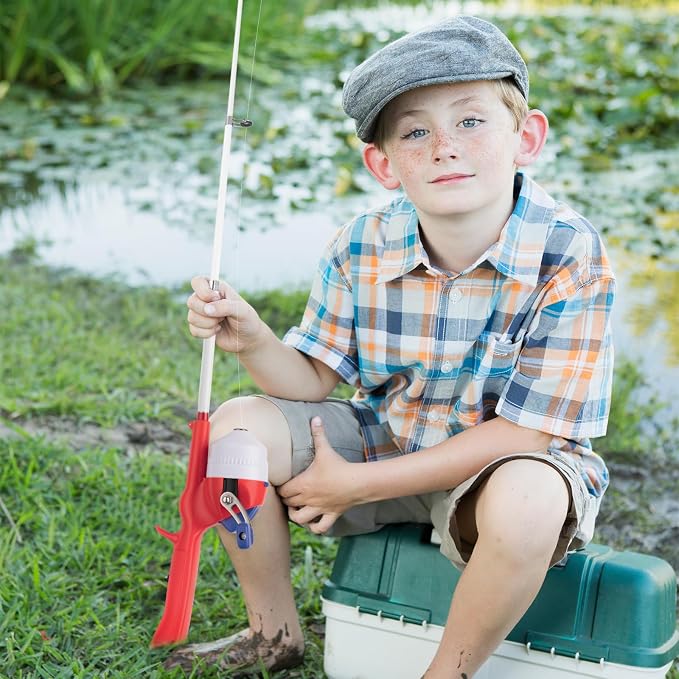Kids Fishing Pole, Telescopic Fishing Rod, Toddler Collapsible Fishing Rod and