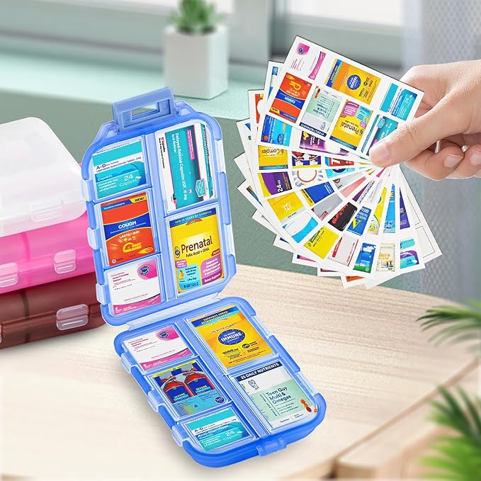Small Pill Case Travel Pill Box Cute Pill Organizer