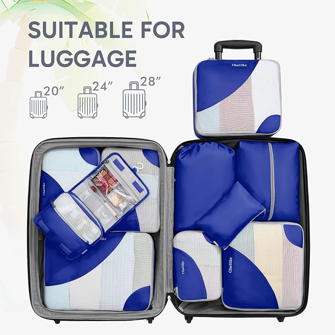ALL INCLUDED 10 Set Durable Packing Cubes