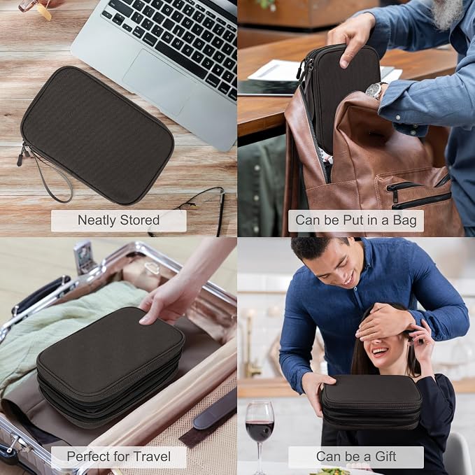 FYY Electronic Organizer, Large Travel Cable Organizer Bag Pouch Electronic
