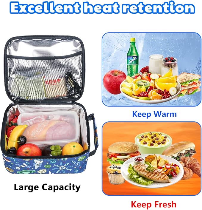 Hap Tim Insulated Lunch Bag Women, Reusable Lunch Box