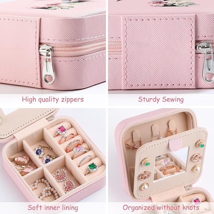 AYGXU Travel Jewelry Box for Women and Girls
