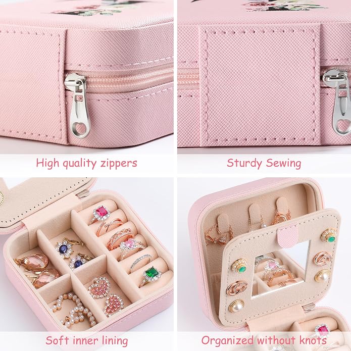 AYGXU Travel Jewelry Box for Women and Girls