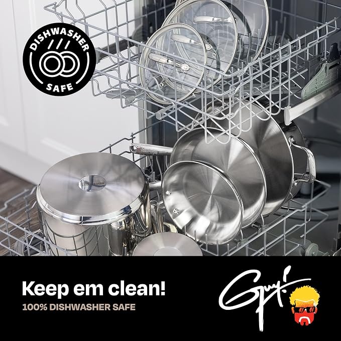 Guy Fieri's Flavortown 8" Stainless Steel Fry Pan