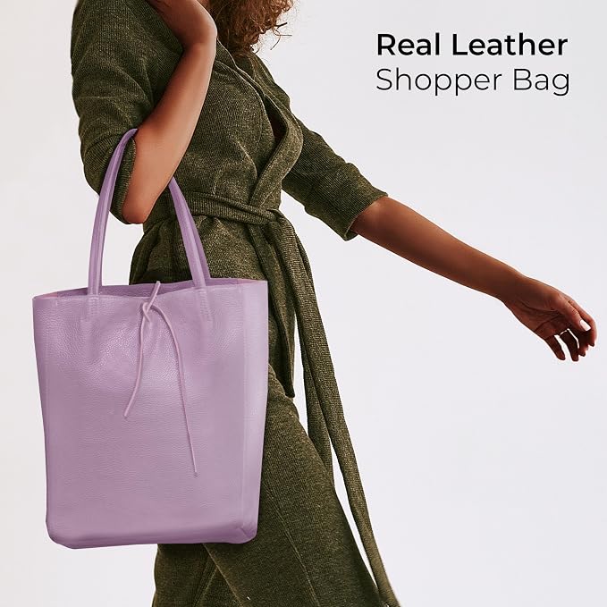 Italian Calf Leather Tote for Women