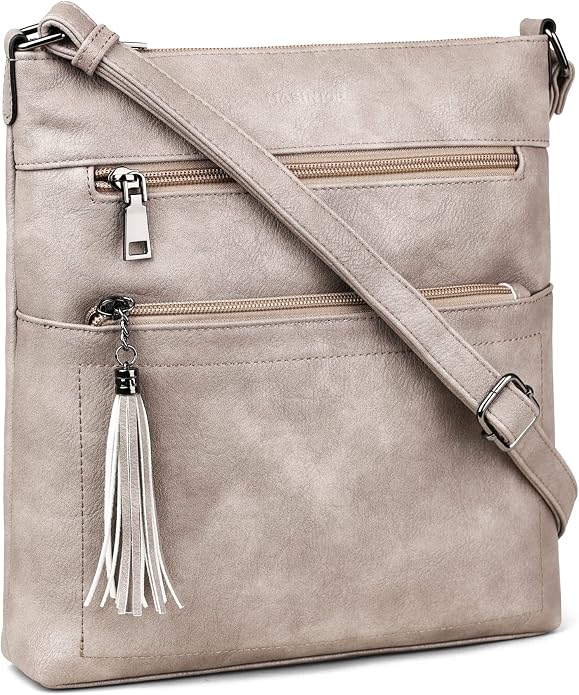 MASINTOR Crossbody Purses for Women, Adjustable Strap Shoulder Bag