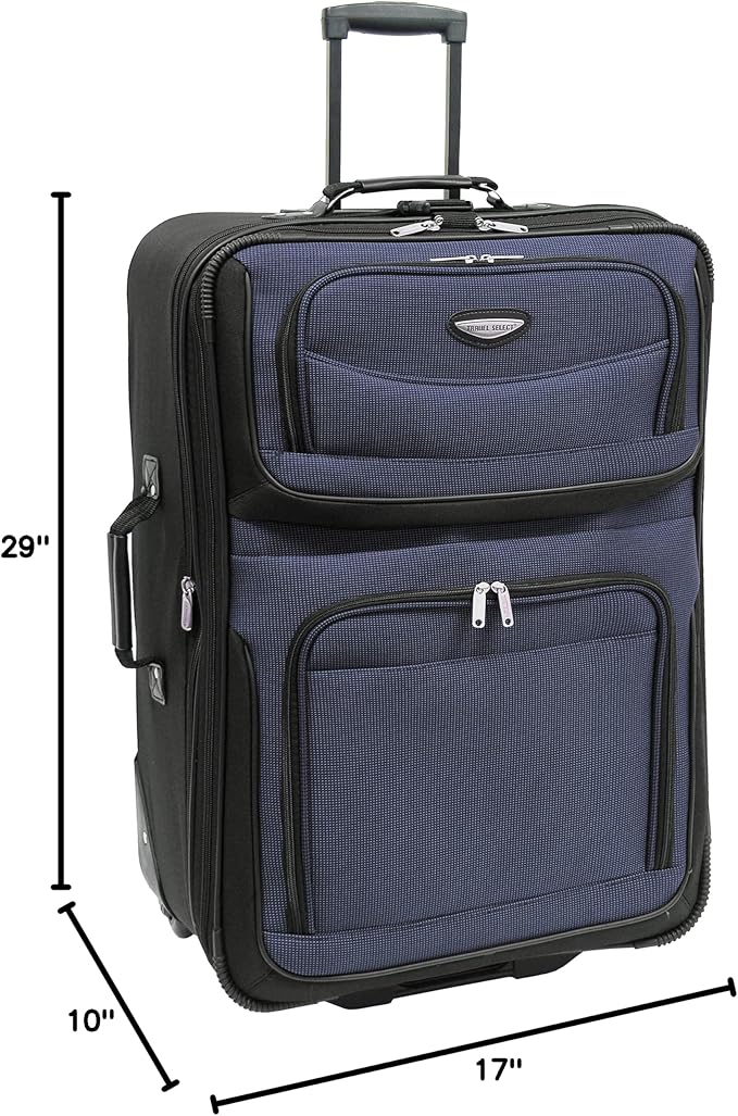 Travel Select Amsterdam Softside Expandable Rolling Luggage, Lightweight