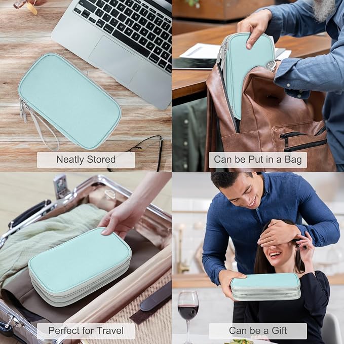 FYY Electronic Organizer, Travel Cable Organizer Bag Pouch Electronic