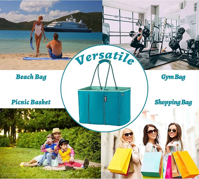 QOGiR Neoprene Multipurpose Beach Bag Tote