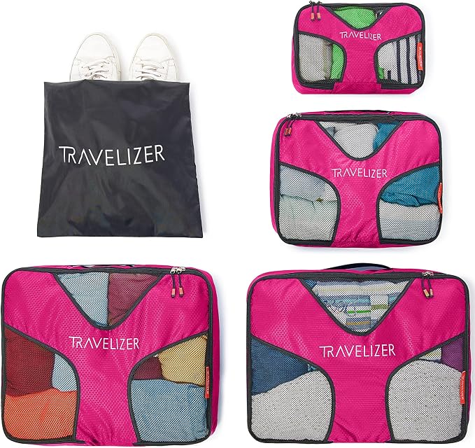 Travel Packing Cubes 5 pcs Luggage Organizer Set