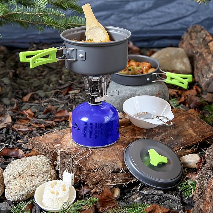 MalloMe Camping Cookware Mess Kit