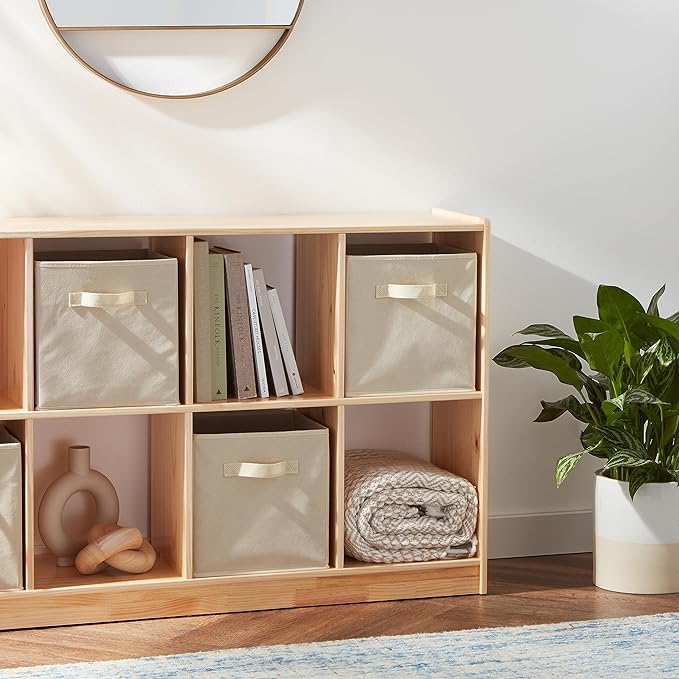 Amazon Basics Collapsible Fabric Storage Cubes Organizer