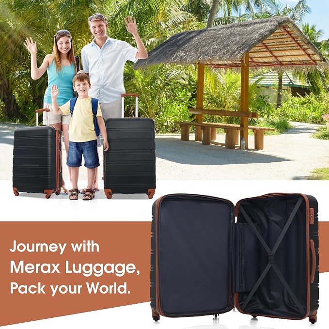 Merax Luggage sets of 13 Piece 16 20 24 28 IN Carry on Luggage sets 4 piece