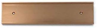 10 x 2 Wall or Door Nameplate Holder with Clear Plastic Insert - Pack of 10