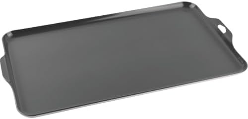 Coghlan's Camp Griddle, Lightweight Aluminum, 17.5 x 10 Size, Non-Stick Ceramic Coating Cooking Surface for Two Burner Stoves, Ideal for Camping and Outdoor Cooking