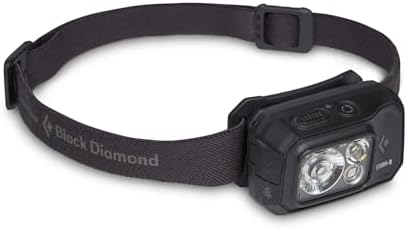 BLACK DIAMOND Storm 500-R Headlamp, Rechargeable, Dimmable Bright, BD Black