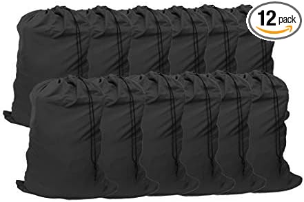 Extra Large Laundry Bag 12 Pack, Travel Laundry Bags