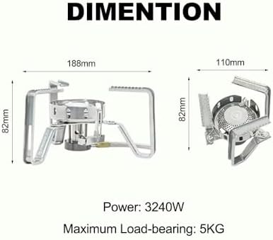 Fire-Maple FMS-125 PRO Gas Stove 3200W Windproof Backpacking Stove