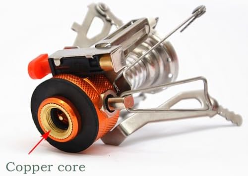 Portable Camping Stove Backpacking Stove, Specialized Hiking Stove Camping Stove with Piezo Ignition Stable Support Wind-Resistance, Camp Stove for Outdoor cooking Camping Hiking Adventure Cooking