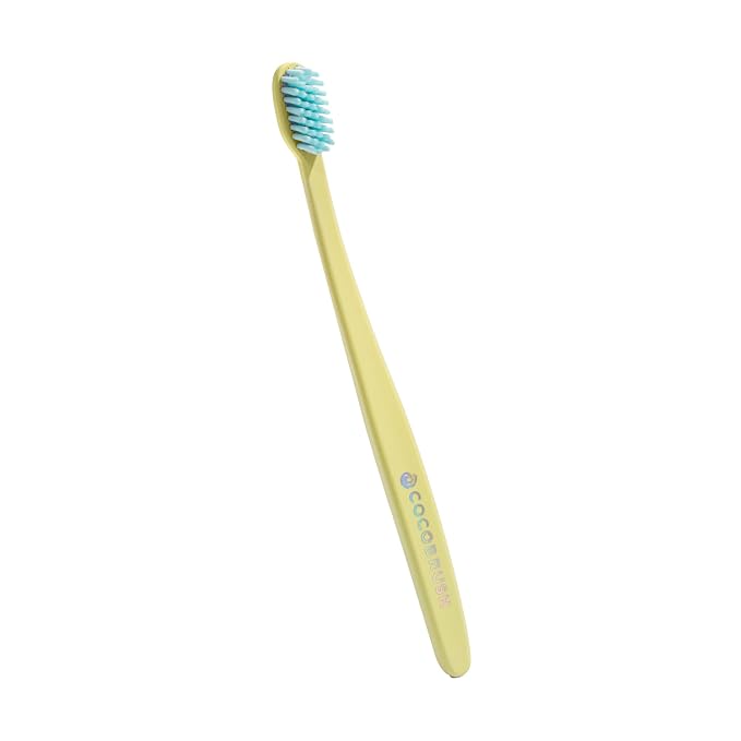 Cocofloss Cocobrush, Ultra-Soft Manual Toothbrush, Dentist-Designed, Gentle on