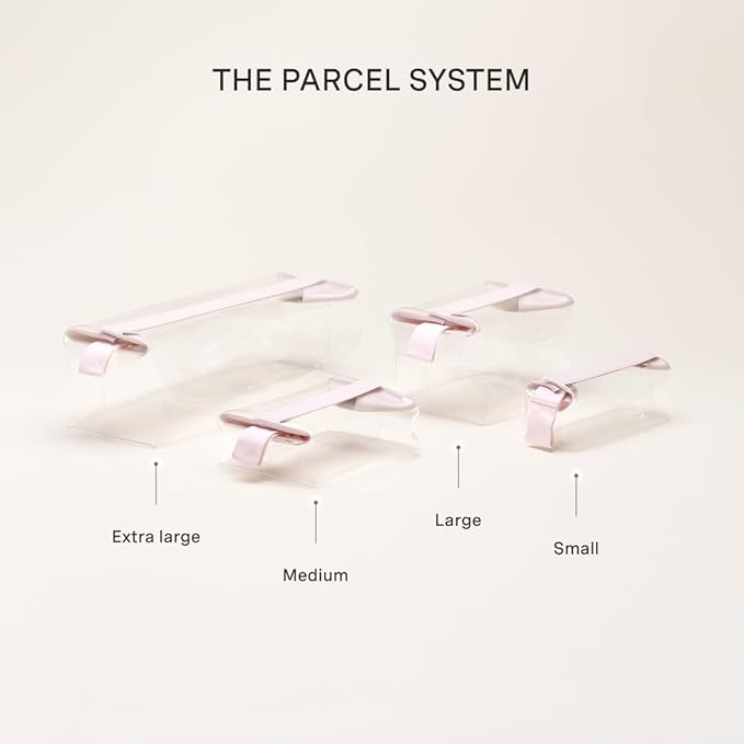 Cadence Parcel - Clear Kit - Durable and Leak-Resistant Travel Toiletry Kit -