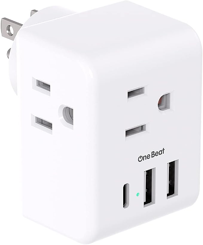 Multi Plug Outlet Extender, Power Strip Non Surge Protector Electric Outlet