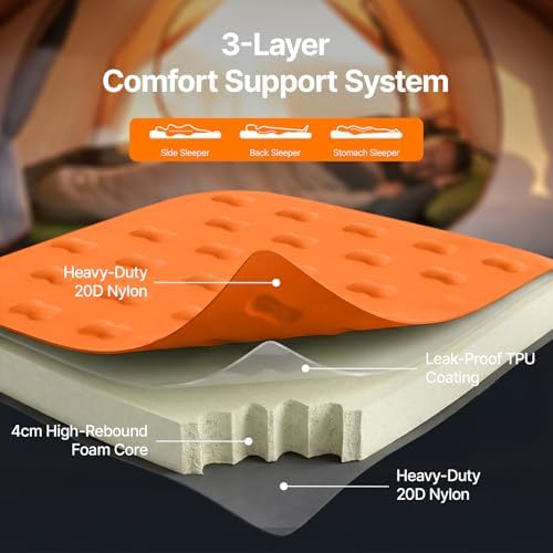 OGERY Foam Camping Mattress, Insulated Portable Sleeping Pad