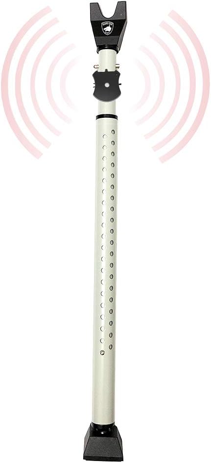 Guard Dog Security Adjustable Sliding Door Security Bar, Door Jammer 2-in-1