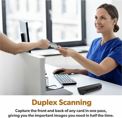 Ambir ImageScan Pro 687-AS Duplex Card Scanner for Windows PC
