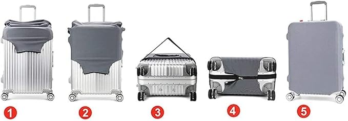 Travel Luggage Cover, Suitcase Protector Bag Fits 19-20 Inch Luggage