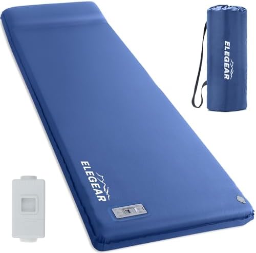 Elegear Self Inflating Sleeping Pad with Electric Pump Memory Foam 3.15"
