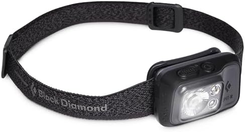 BLACK DIAMOND Spot 400-R Headlamp, Rechargeable, Dimmable, Bright, Graphite