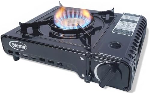 Sterno Portable Butane Stove with Carrying Case