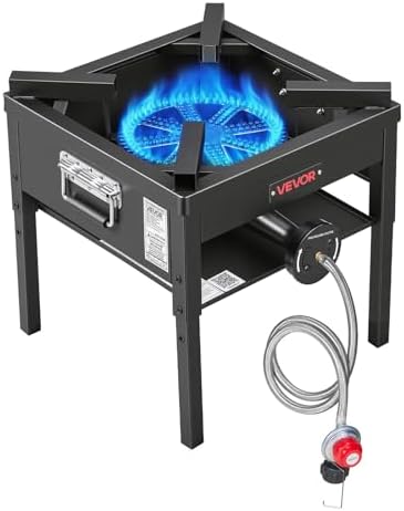 VEVOR 1 Burner Outdoor Propane Gas Stove, Propane LPG Gas Camping Stove,