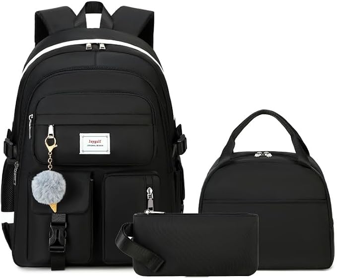 Girls Backpack Stylish Schoolbag Set