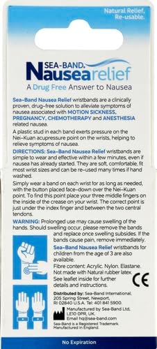 Sea-Band Anti-Nausea Acupressure Wristband